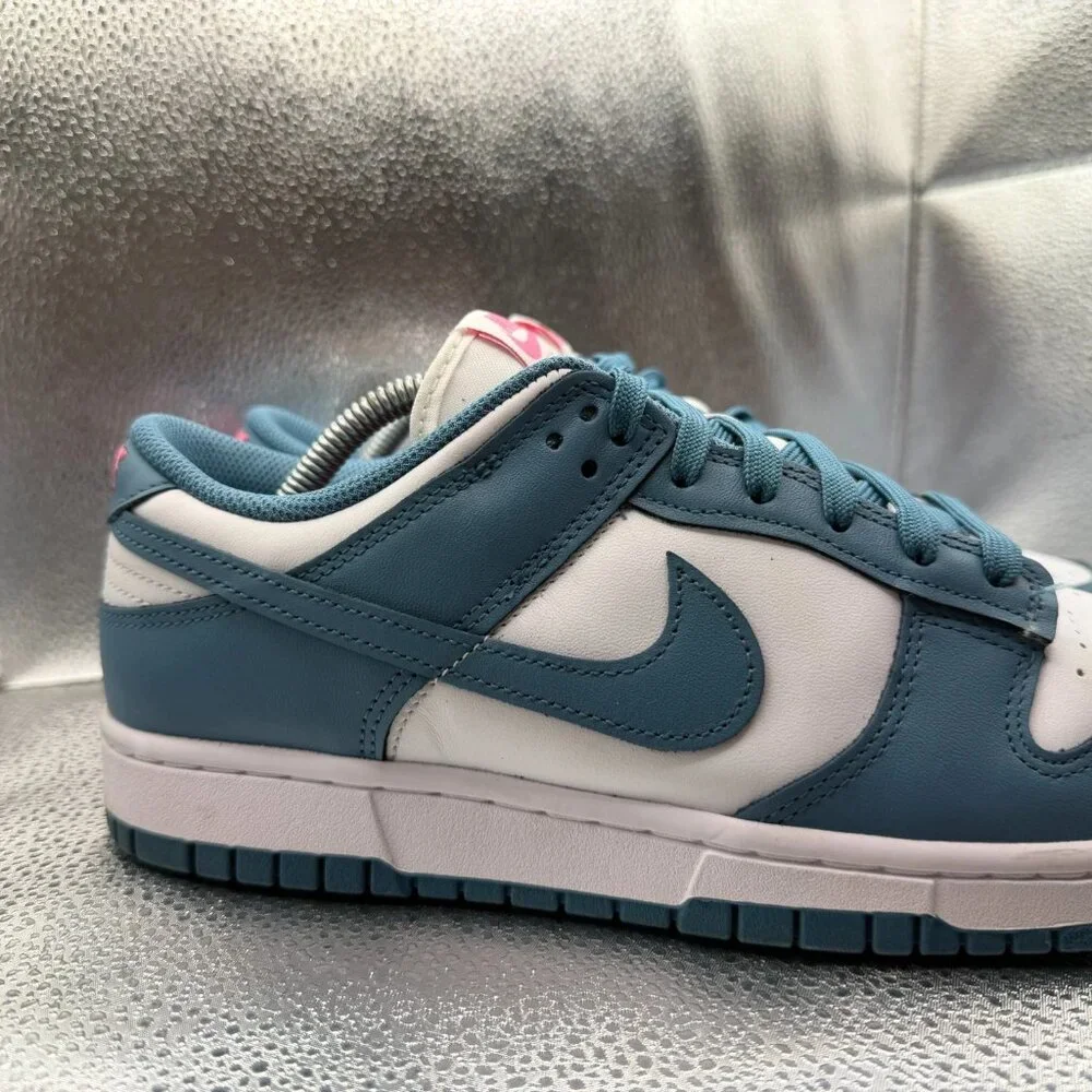 Size 11 Nike Dunk Low South Beach Aqua White Womens Athletic‎ Shoes FJ0739-100